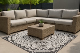 This Walmart Outdoor Rug From Just $17 Is Practically a Steal (Reg. $35) card image