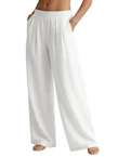 Women's Linen Palazzo Pants