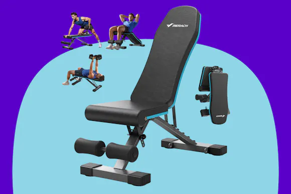 This Merach Weight Bench Is Now Under $60 With Amazon Code (Was $100)