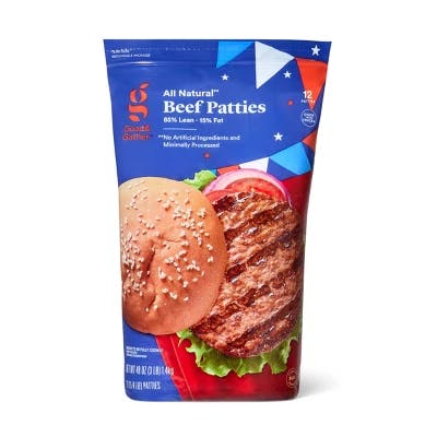 Good & Gather Beef Burger Patties 12-Pack