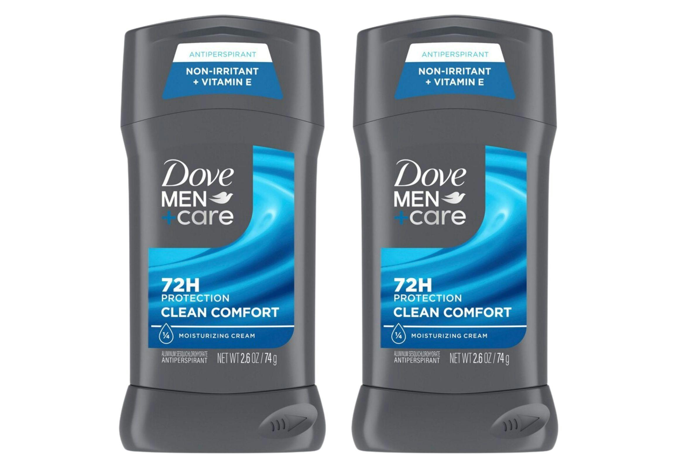 2 Dove Men+Care Antiperspirant Sticks