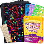 Kids' Rainbow Scratch Paper Art Kit