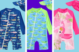 Baby Rash Guard and Hat B0GH78YRVR