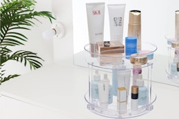 Amazon Basics Rotating Organizer, Just $6.29 for Prime Members card image