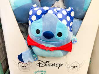 Squishmallows Disney Lilo & Stitch 20 inch Plush | Stitch in Inner Tube