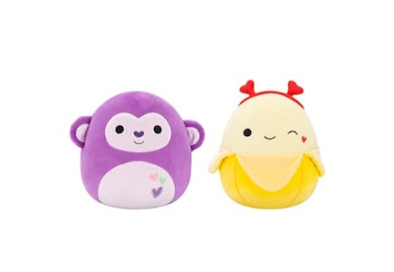 Squishmallows Monkey and Banana