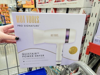 hot tools hair dryer on a cart
