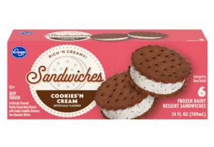 Kroger Ice Cream Sandwiches