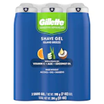 Gillette Shave Gel 3-Pack