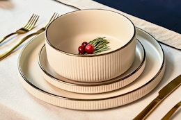 Save 50% on This 12-Piece Dinnerware Set — Now Just $24.98 at Walmart card image