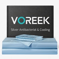 Silver-Infused Silk Sheets