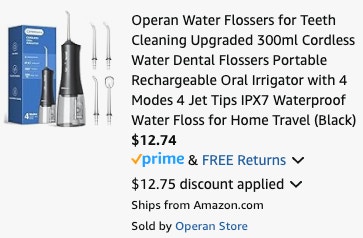 a water flosser set