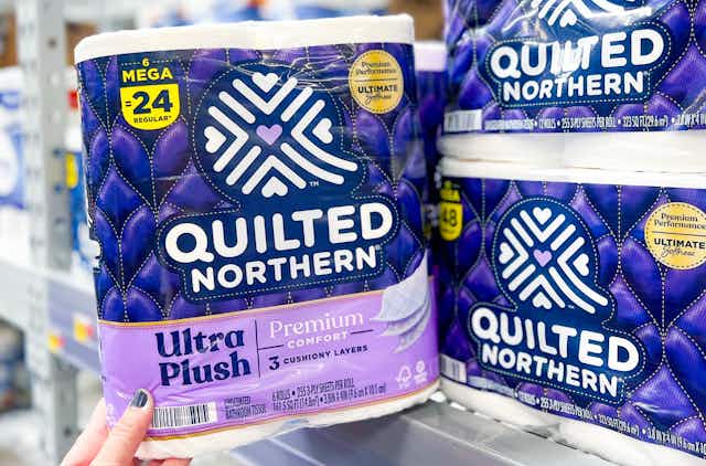 Amazon Toilet Paper Deals: Get Quilted Northern 6-Packs for as Low as $4.89 card image