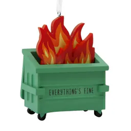 Hallmark Dumpster Fire Ornament