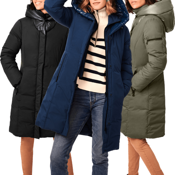 Mid-Length Hooded Puffer Jacket