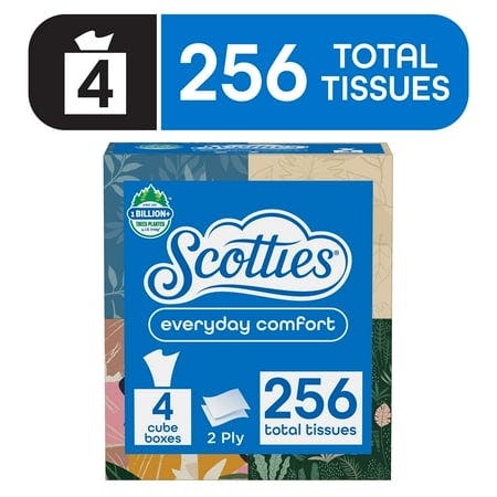 Scotties Facial Tissues 4-Pack