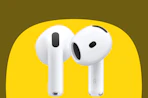 a pair of Apple AirPods 4