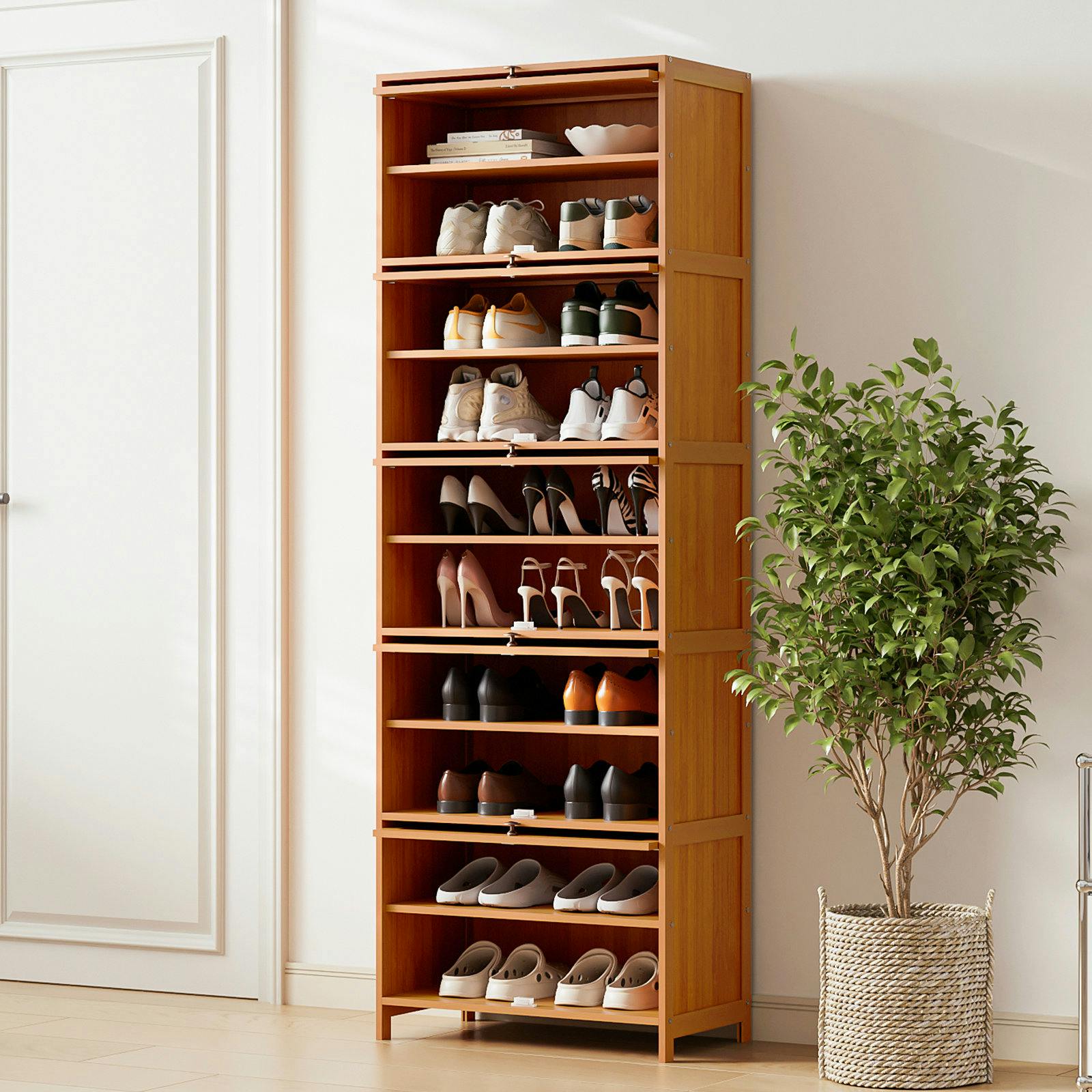 Latitude Run Flip-Door Shoe Cabinet