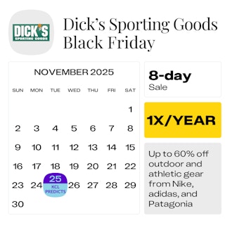 Dick’s Sporting Goods Black Friday — November 2025