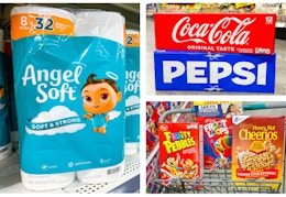 Best BOGO Free Groceries: Soda, Cereal, Peanut Butter, Toilet Paper, and More card image