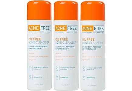 AcneFree Cleanser 3-Pack
