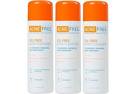 AcneFree Cleanser 3-Pack