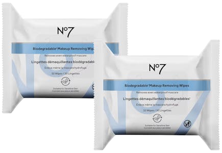 2 No7 Skincare Wipes