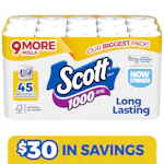 Scott 1000 Toilet Paper 45-Pack