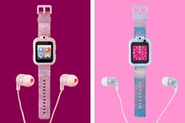 2 PlayZoom Kids Holographic Smartwatch & Earbuds