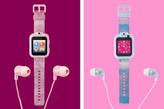 2 PlayZoom Kids Holographic Smartwatch & Earbuds