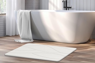 Stone bath mat