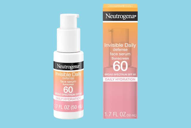 Neutrogena Facial Sunscreen Serum, as Low as $7.55 on Amazon card image