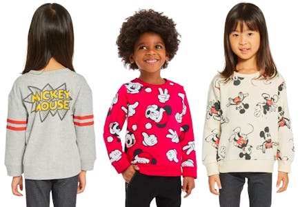 3 Toddler Mickey Pullovers