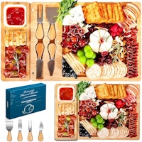 Bamboo Charcuterie Board Set