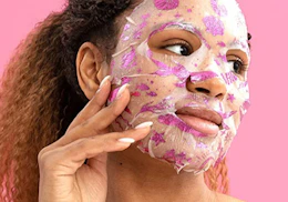 a pack of facial sheet masks