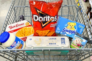 kroger best customer exclusive freebie groceries in shopping cart