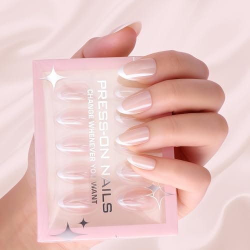 French Tip Press On Nails
