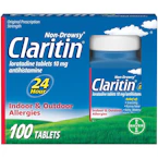 Claritin® Allergy Tablets 100-Pack