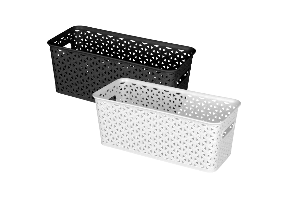 2 Brightroom Y-Weave Storage Baskets
