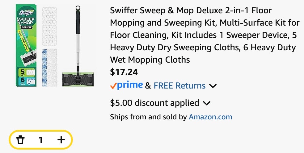 Swiffer Sweep & Mop Deluxe
