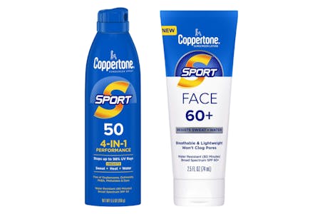 2 Coppertone Sunscreens