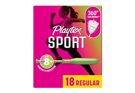 2 Playtex Sport Tampon Boxes