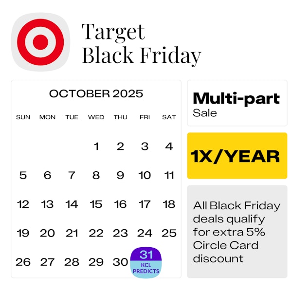 Target Black Friday — October 2025