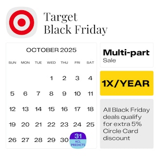 Target Black Friday — October 2025