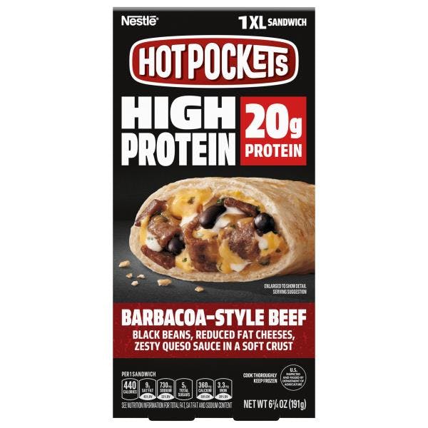 2 Hot Pockets Sandwiches