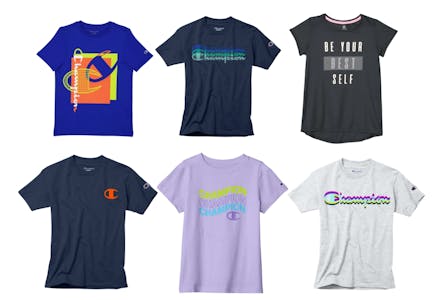 Champion Kids' Tees, Only $5.99 Shipped - The Krazy Coupon Lady