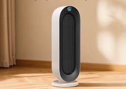 a space heater in a room