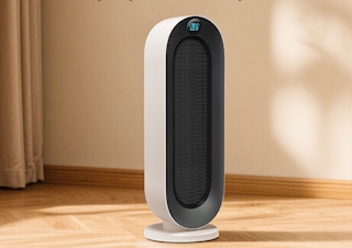 a space heater in a room