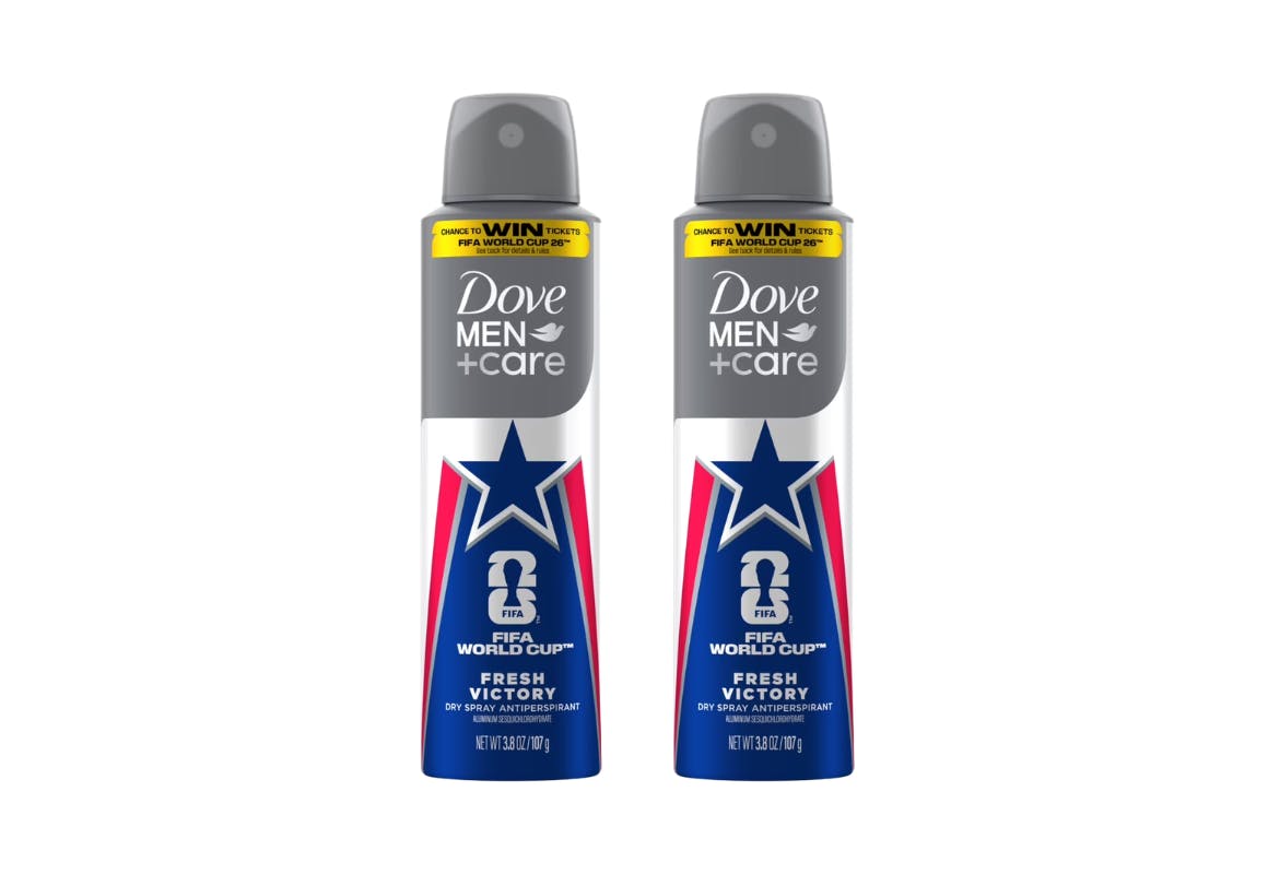 2 Dove Men+Care Dry Sprays