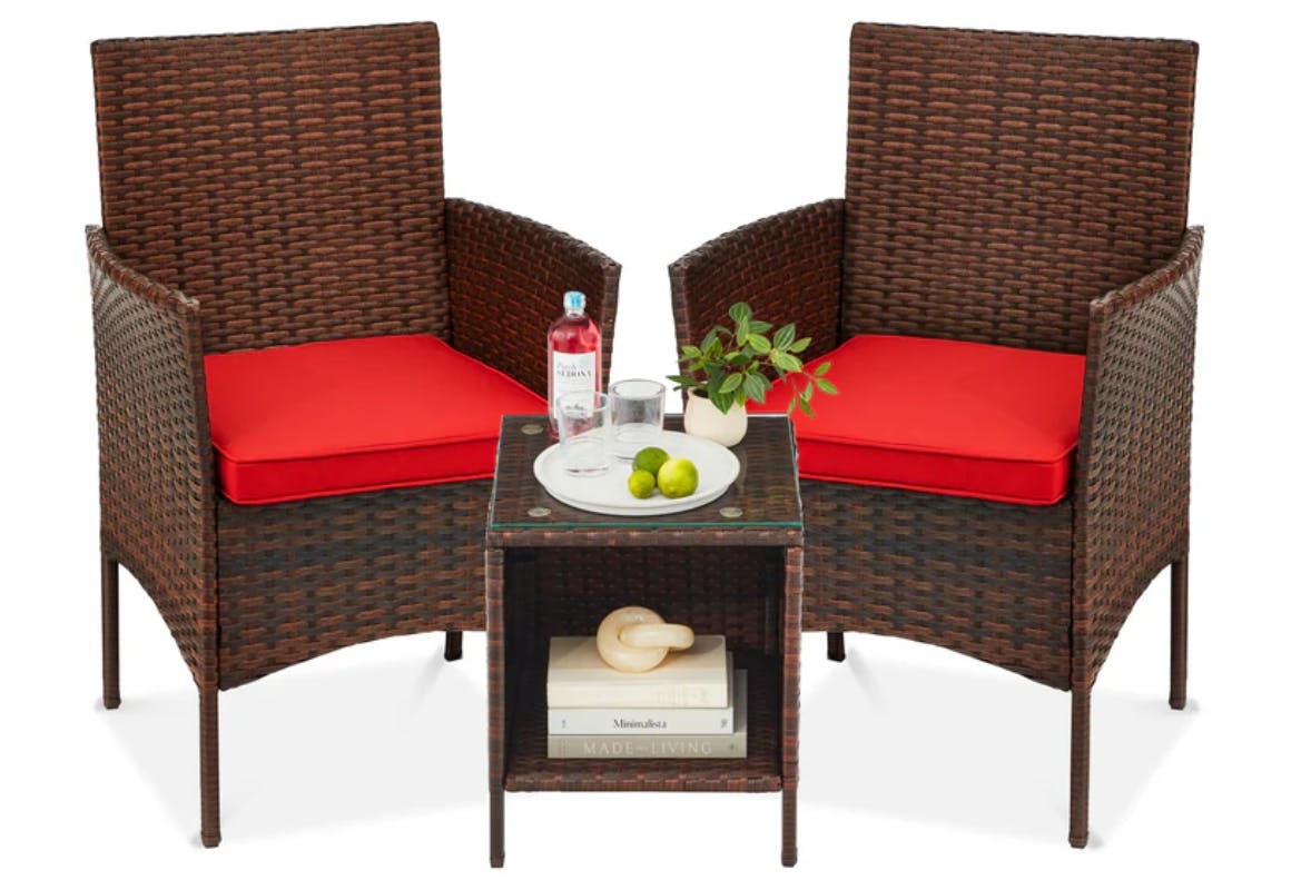 Wicker Patio Bistro Set
